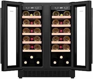 Винный шкаф встраиваемый MAUNFELD MBWC-112S40 RU